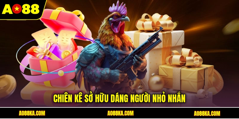 Đá Gà Tre - Trải Nghiệm Loạt Trận Đấu Kịch Tính Tại AO88 3 Chiên kê sở hữu dáng người nhỏ nhắn